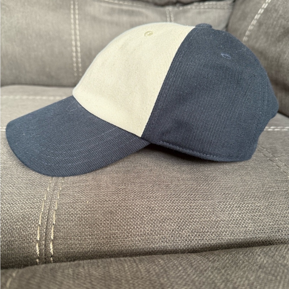 Brandy Melville Navy and Cream Cap